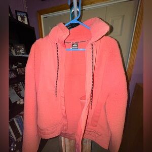 Pink Under Armour Fleece Jacket